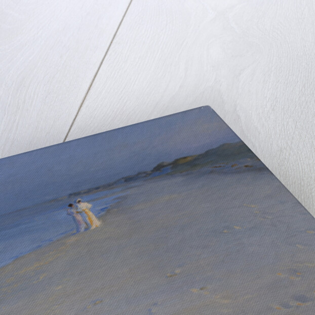 Summer evening on the south beach of Skagen. Anna Ancher and Marie Krøyer, 1893 by Anonymous
