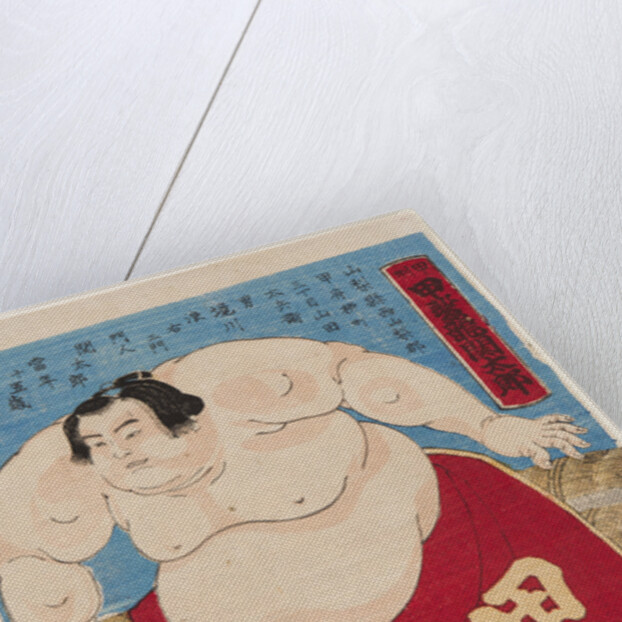 Sumo wrestler Kaidyo Taro, at the age of 15, 1887 by Anonymous