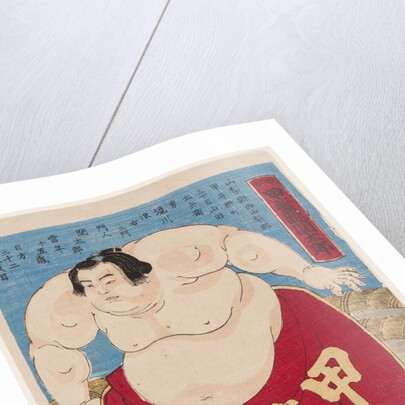 Sumo wrestler Kaidyo Taro, at the age of 15, 1887 by Anonymous