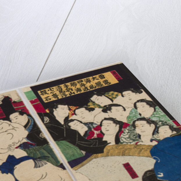 Sumo wrestlers, by Anonymous