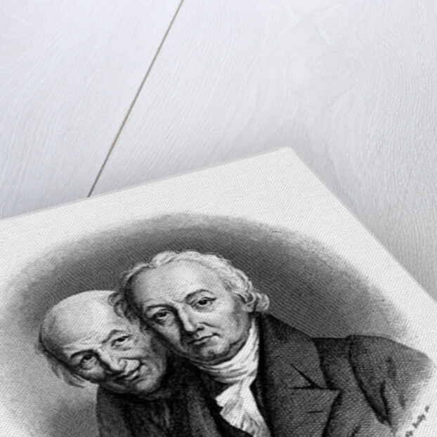 The Brothers René-Just Haüy and Valentin Haüy, by Anonymous