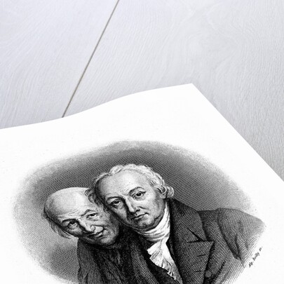 The Brothers René-Just Haüy and Valentin Haüy, by Anonymous