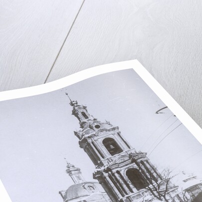 The Church of Holy Martyr Nikita at Old Basmannaya street in Moscow, 1929 by Anonymous