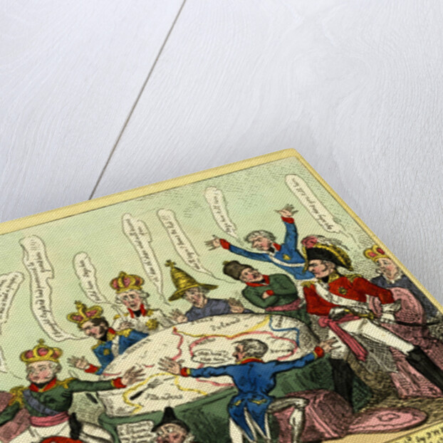 The Congress dissolved before the Cake was Cut up, Caricature on the Congress of Vienna, 1815 by Anonymous