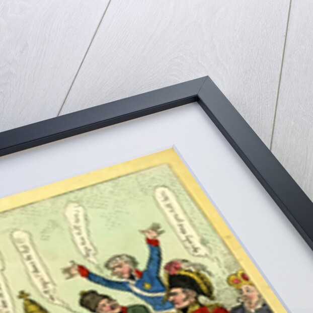 The Congress dissolved before the Cake was Cut up, Caricature on the Congress of Vienna, 1815 by Anonymous