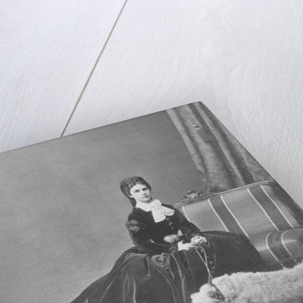The Empress Elisabeth of Austria , 1865 by Anonymous