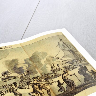 The Haitian Revolution. Slave rebellion on the night of 21 August 1791, c. 1815 by Anonymous