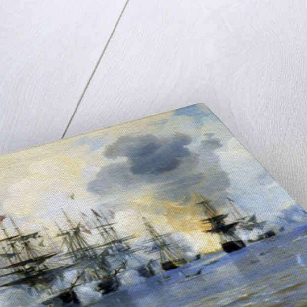 The Naval Battle of Navarino on 20 October 1827, 1888 by Anonymous