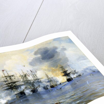 The Naval Battle of Navarino on 20 October 1827, 1888 by Anonymous