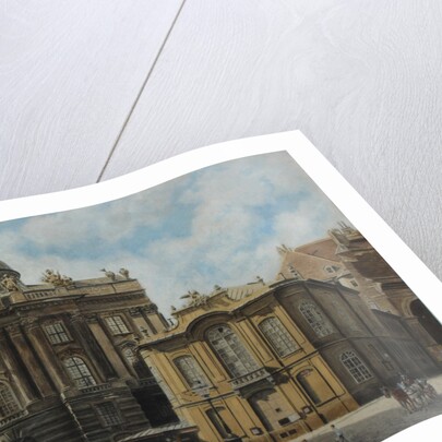 The old Burgtheater in Vienna, by Anonymous