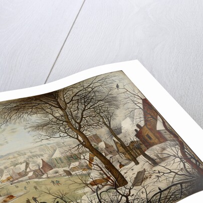 Winter landscape with a Bird Trap, 1631 by Anonymous