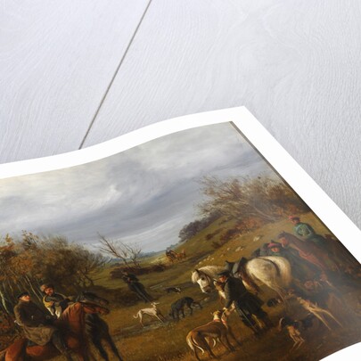 Hunting with Borzois, 1840s by Anonymous