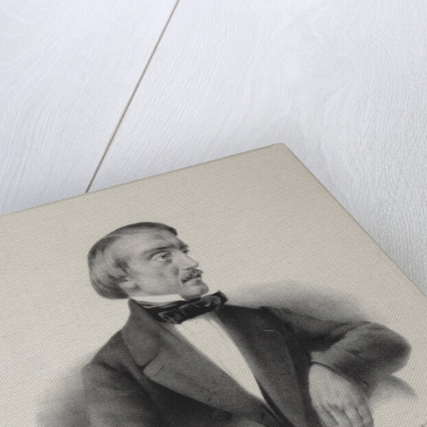 Portrait of the Literary critic and Philosopher Vissarion Grigoryevich Belinsky, 1860s by Anonymous