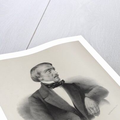 Portrait of the Literary critic and Philosopher Vissarion Grigoryevich Belinsky, 1860s by Anonymous