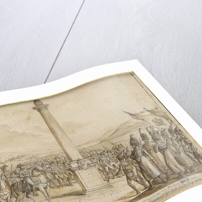 Napoleon before the Rossbach column, 1806 by Anonymous