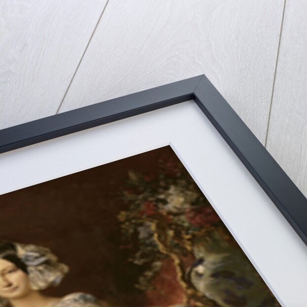 Portrait of Helene of Mecklenburg-Schwerin, Duchess of Orleans with her son the Count of Paris by Anonymous