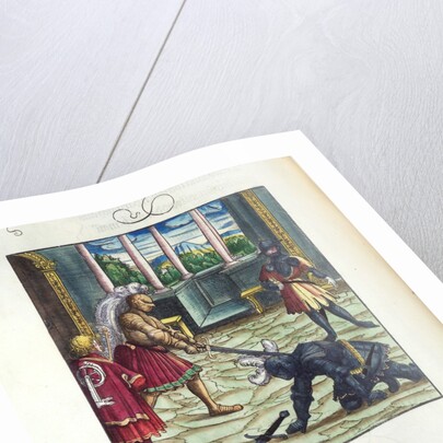 The Knights Tournament. From: Der Theuerdank by Melchior Pfinzing, 1517 by Anonymous