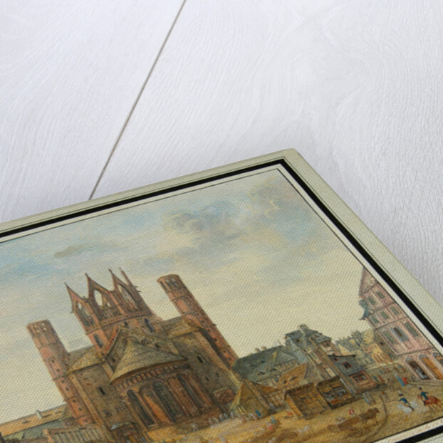 Liebfrauenplatz and Mainz Cathedral from the east, 1812 by Anonymous