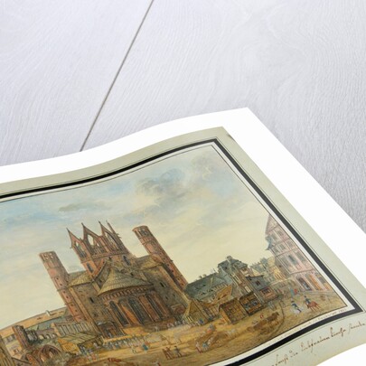 Liebfrauenplatz and Mainz Cathedral from the east, 1812 by Anonymous