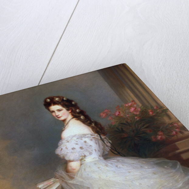 Empress Elisabeth of Austria with Diamond stars in her hair, 1865 by Anonymous
