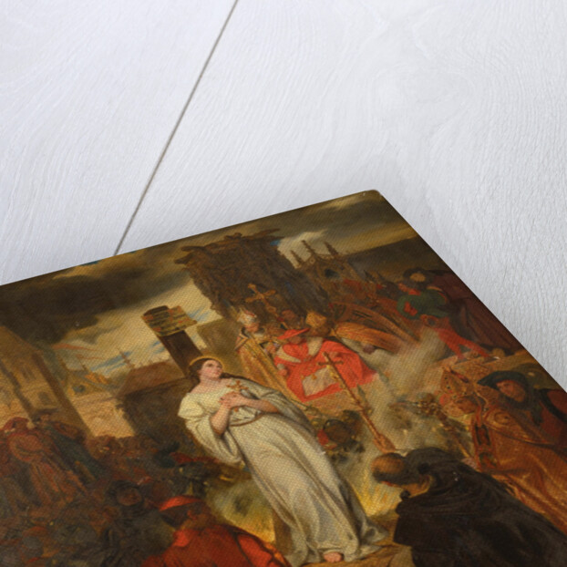 The death of Joan of Arc by Anonymous