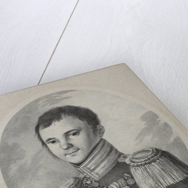 Portrait of the poet Fyodor Nikolayevich Glinka, 1821 by Anonymous