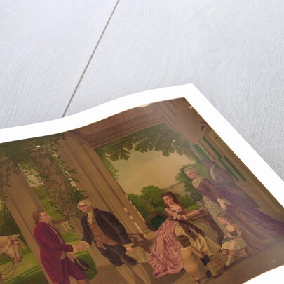 George Washington welcoming Marquis de Lafayette to his home at Mount Vernon, ca 1873-1875 by Anonymous