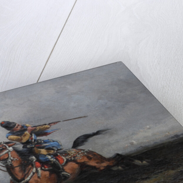 A Circassian rider, 1872 by Anonymous