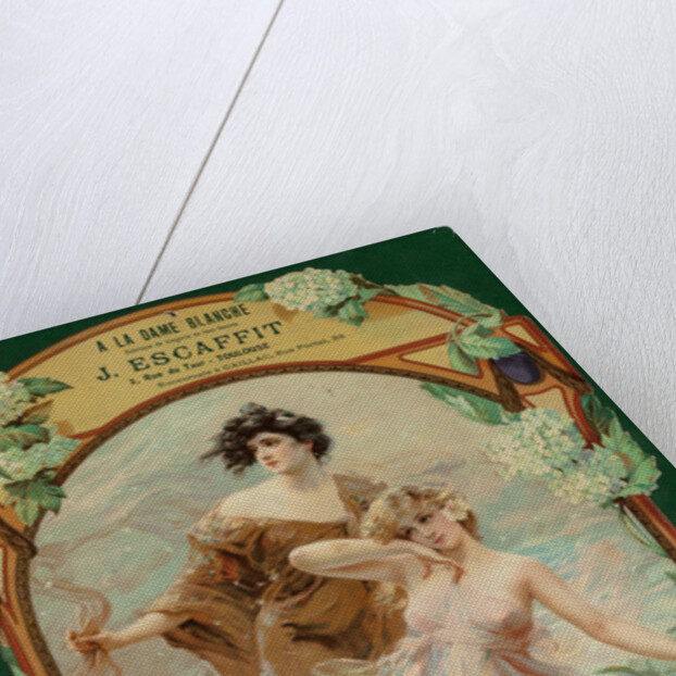 A La Dame Blanche. Fabrique de Lingerie, c. 1900 by Anonymous