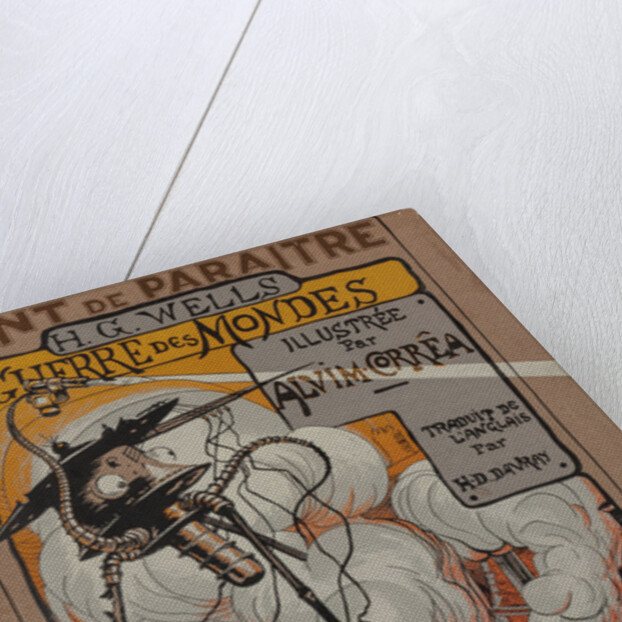 Poster to the special edition of The War of Worlds by H. G. Wells, 1906 by Anonymous