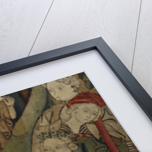 Courtly Love Games (Spieleteppich), tapestry. Detail, ca 1400 by Anonymous