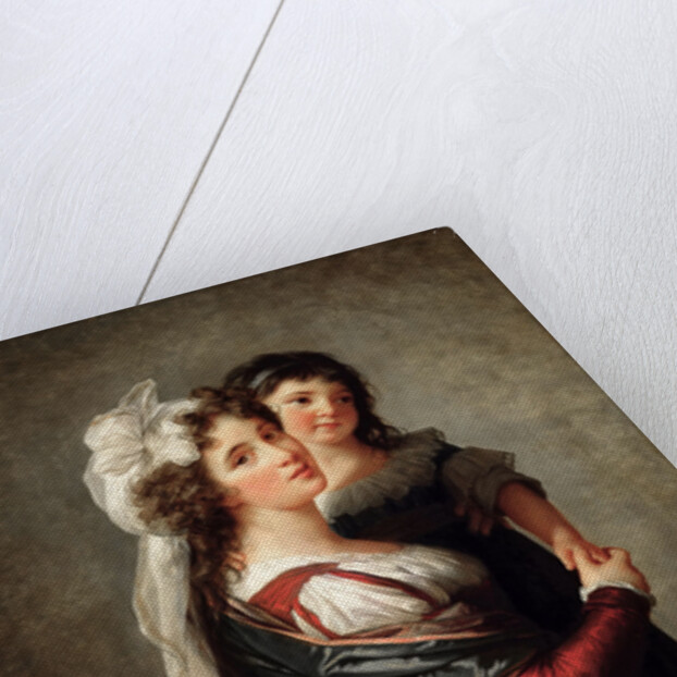 Madame Rousseau and her Daughter, 1789 by Anonymous