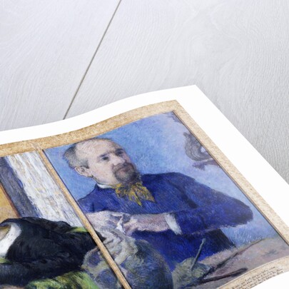 Portrait of the Sculptor Jean-Paul Aubé with son Emile, 1882 by Anonymous