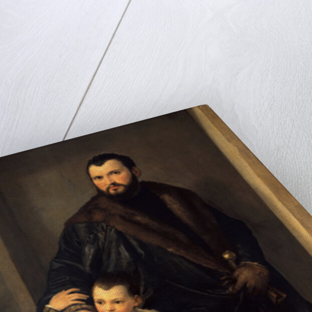 Conte Iseppo da Porto with his son Adrian, ca 1552 by Anonymous