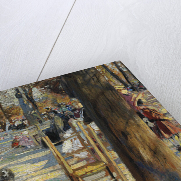 Luxembourg Gardens in spring, 1910 by Anonymous