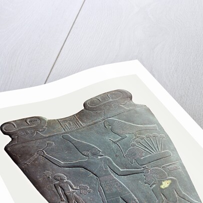 The Narmer Palette (verso), ca 31st century BC by Anonymous