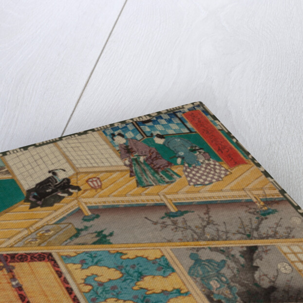 From the series Sono sugata yukari no utsushi-e (Magic Lantern Slides of That Romantic Purple Figure by Anonymous