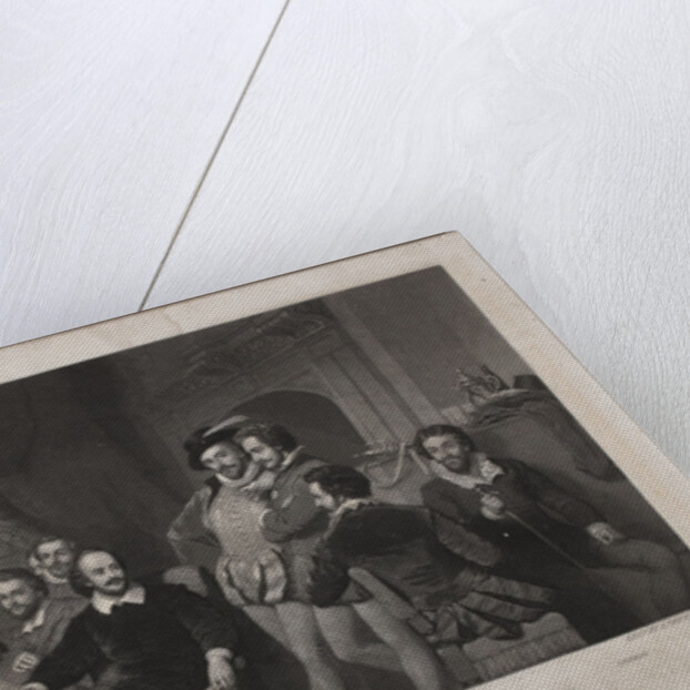 Shakespeare and His Contemporaries (after John Faed), 1860 by Anonymous
