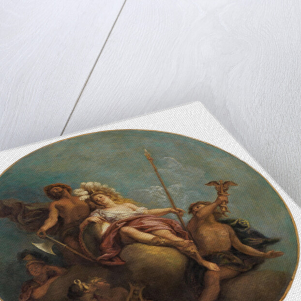 Minerva surrounded by Mercury, Diana, Apollo and Vulcan by Anonymous