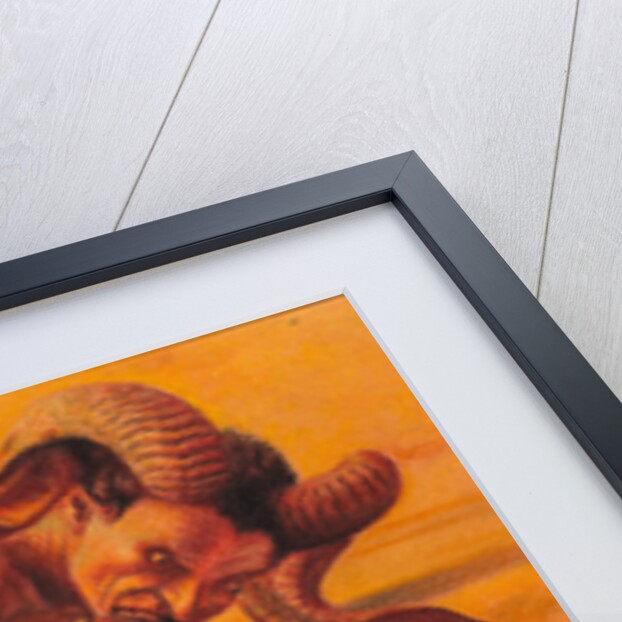 A faun playing the flute, c. 1905 by Anonymous