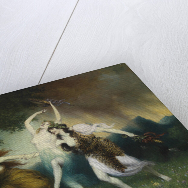 Fleeing nymphs by Anonymous
