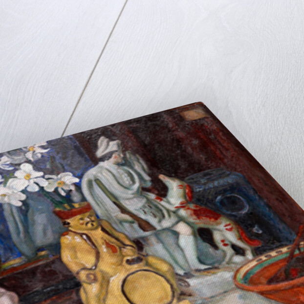 Still life with ceramics and narcissi, 1927 by Anonymous