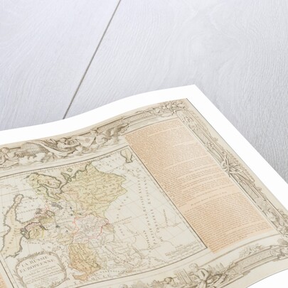 Map of the European Russia, 1766 by Anonymous