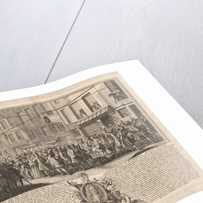 The true picture of the wind-trade on the Rue Quincampoix, Paris, ca 1720 by Anonymous