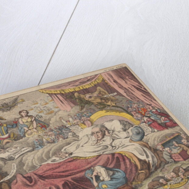 Political dreaming! Visions of peace! Perspective horrors!, 1801 by Anonymous