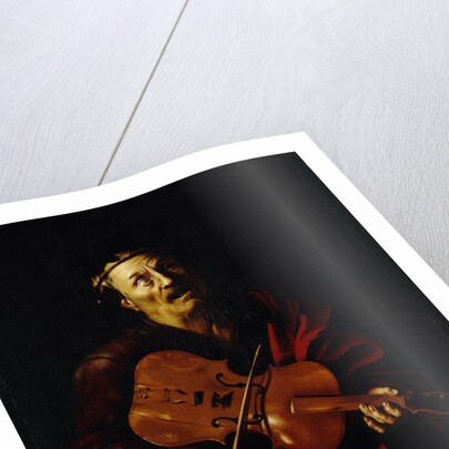 The blind Homer playing the Lira da Braccio, c. 1622 by Anonymous