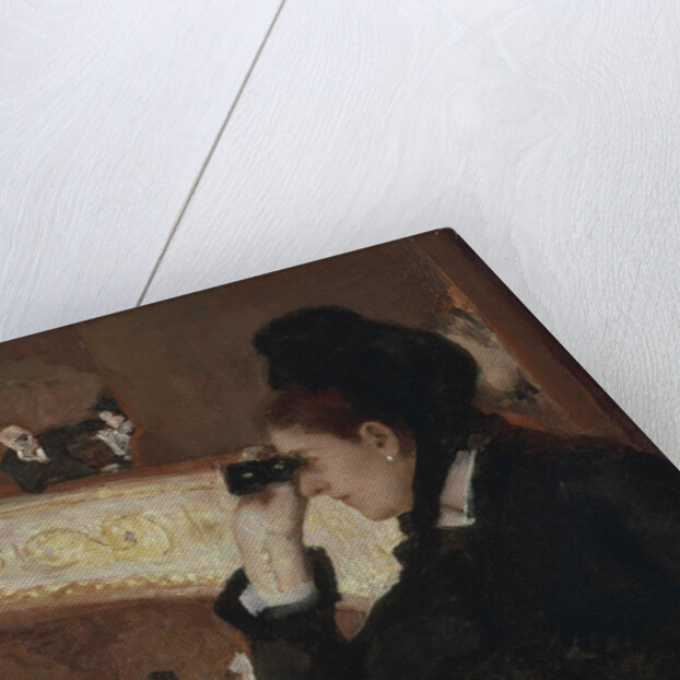 In the Loge, ca 1878 by Anonymous