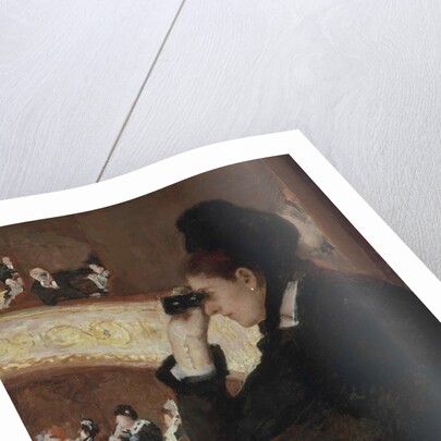 In the Loge, ca 1878 by Anonymous