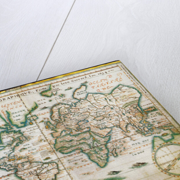 Nautical world map. (Australia is suggested but still unknown territory and, California is shown as by Anonymous