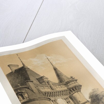 …Pl. 32, Château DAzay-Le-Rideau, 1860 by Victor Petit